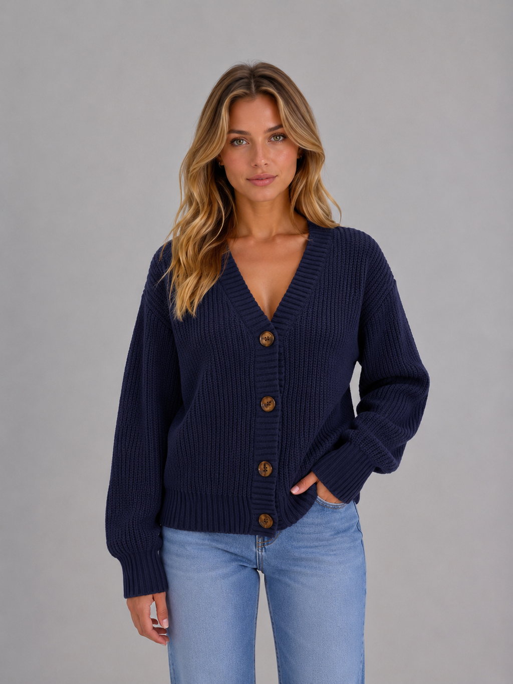 Cardigan in Navy