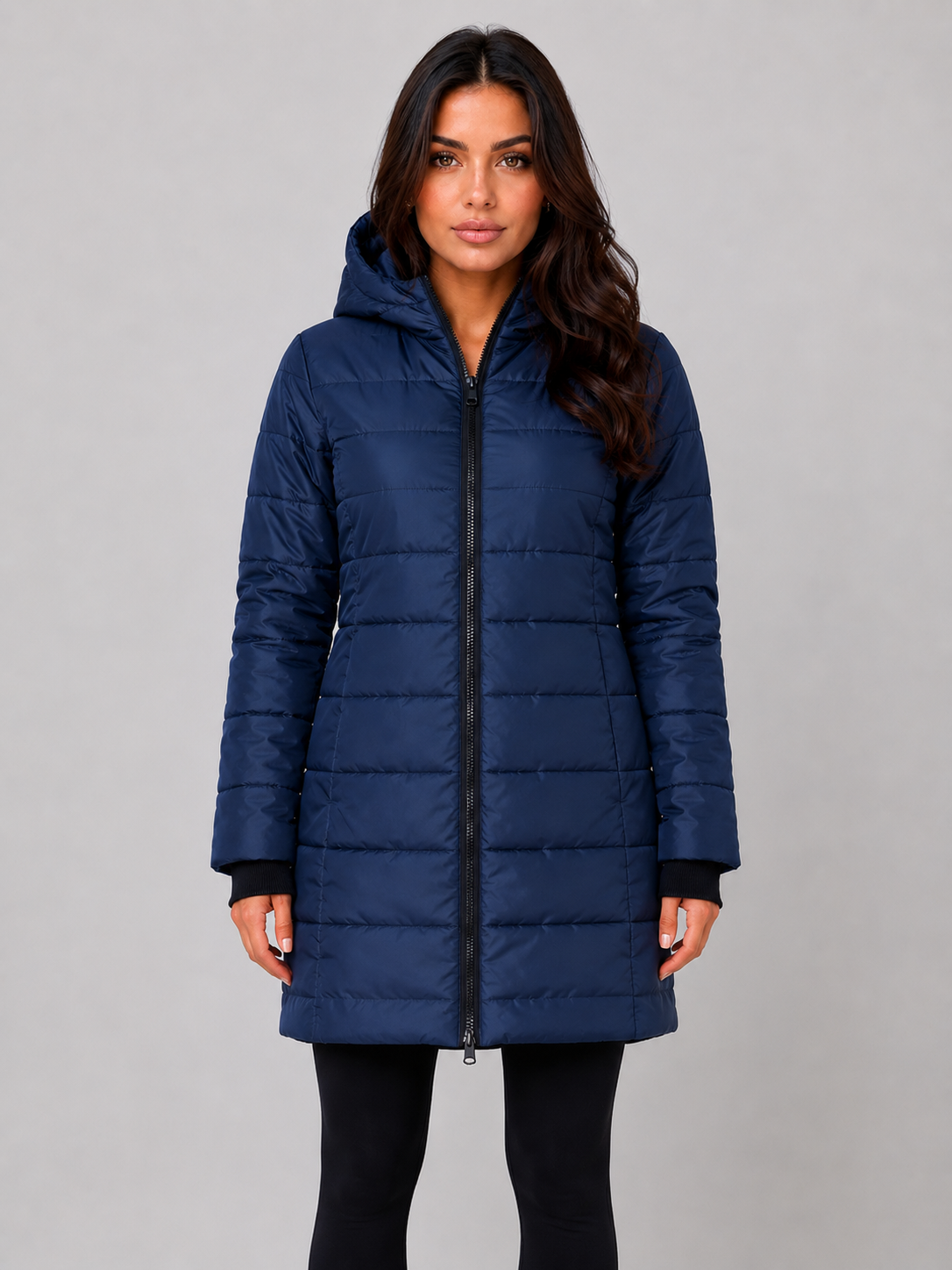 Puffer Jacket in Navy