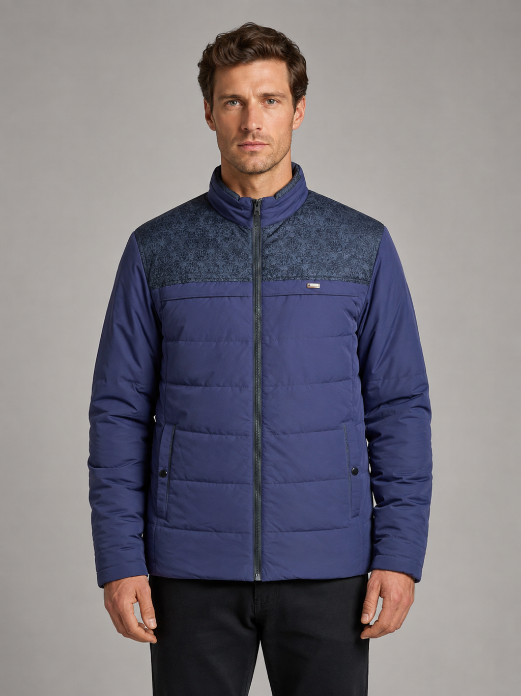 Puffer Jacket in Navy