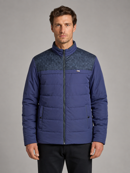 Puffer Jacket in Navy