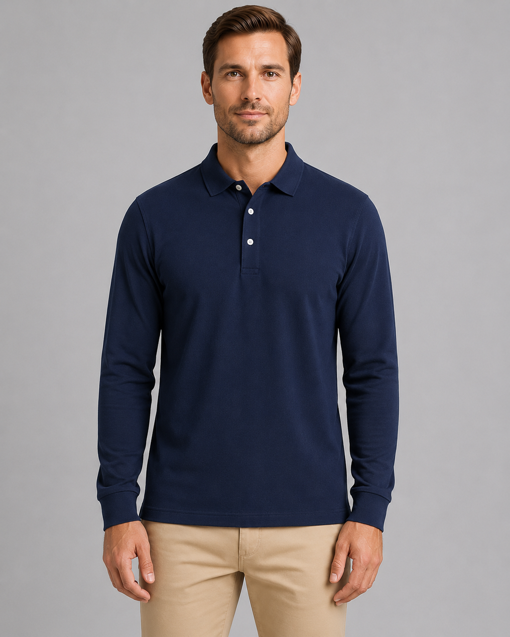 Polo Shirt in Navy