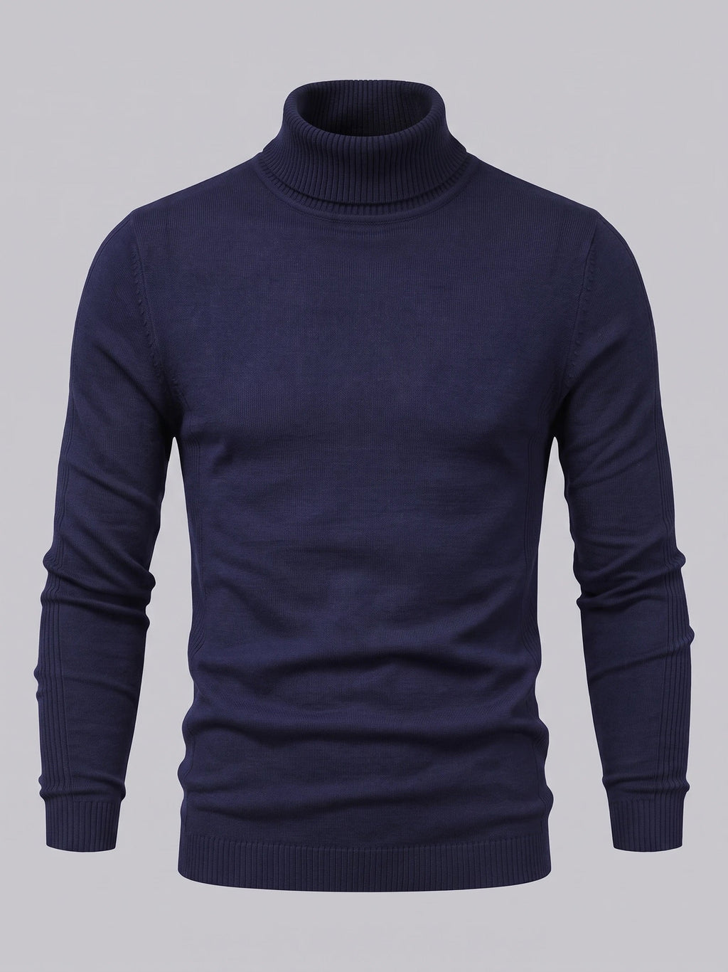 Men's Turtleneck Sweater in Navy
