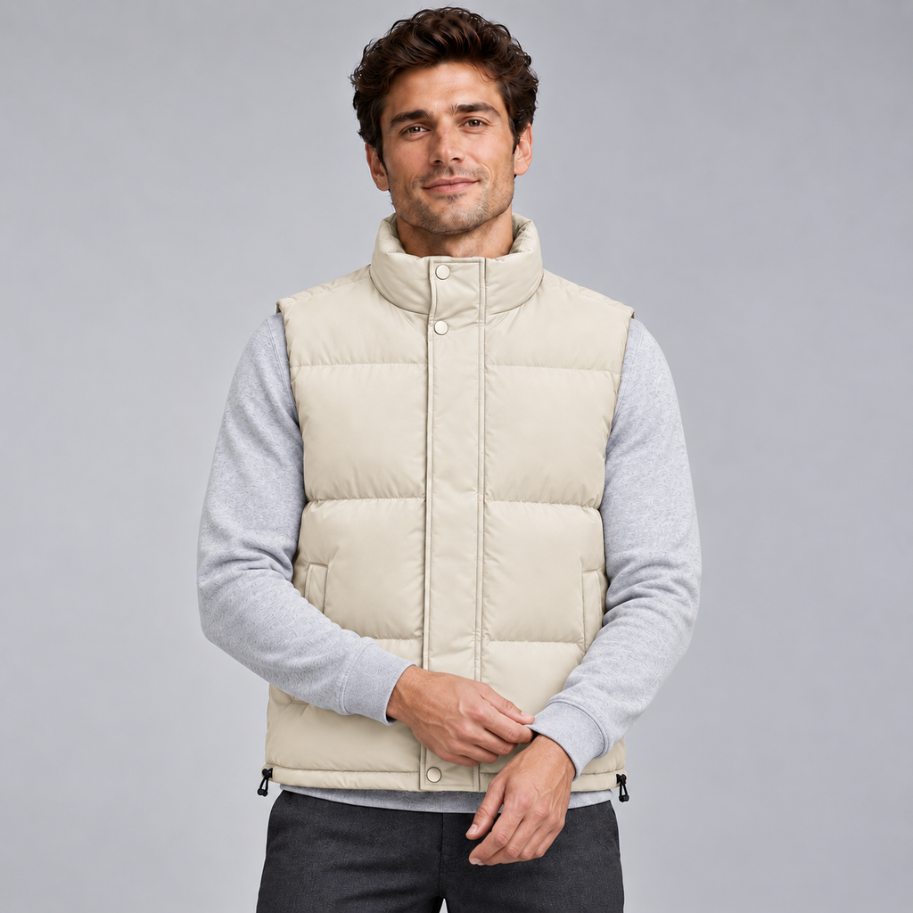 Puffer Vest in Navy