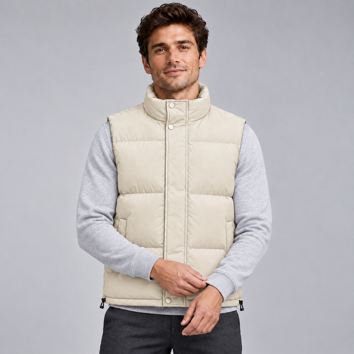 Puffer Vest in Navy