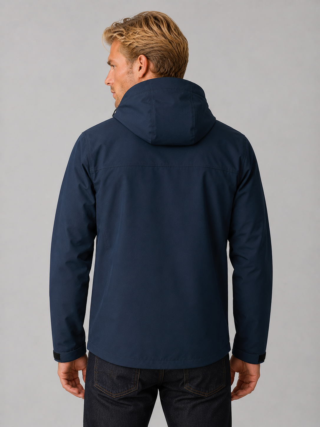 Windbreaker Jacket in Navy