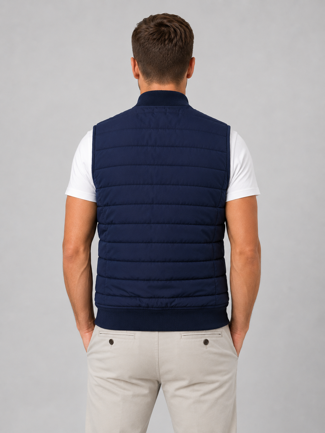 Puffer Vest in Navy