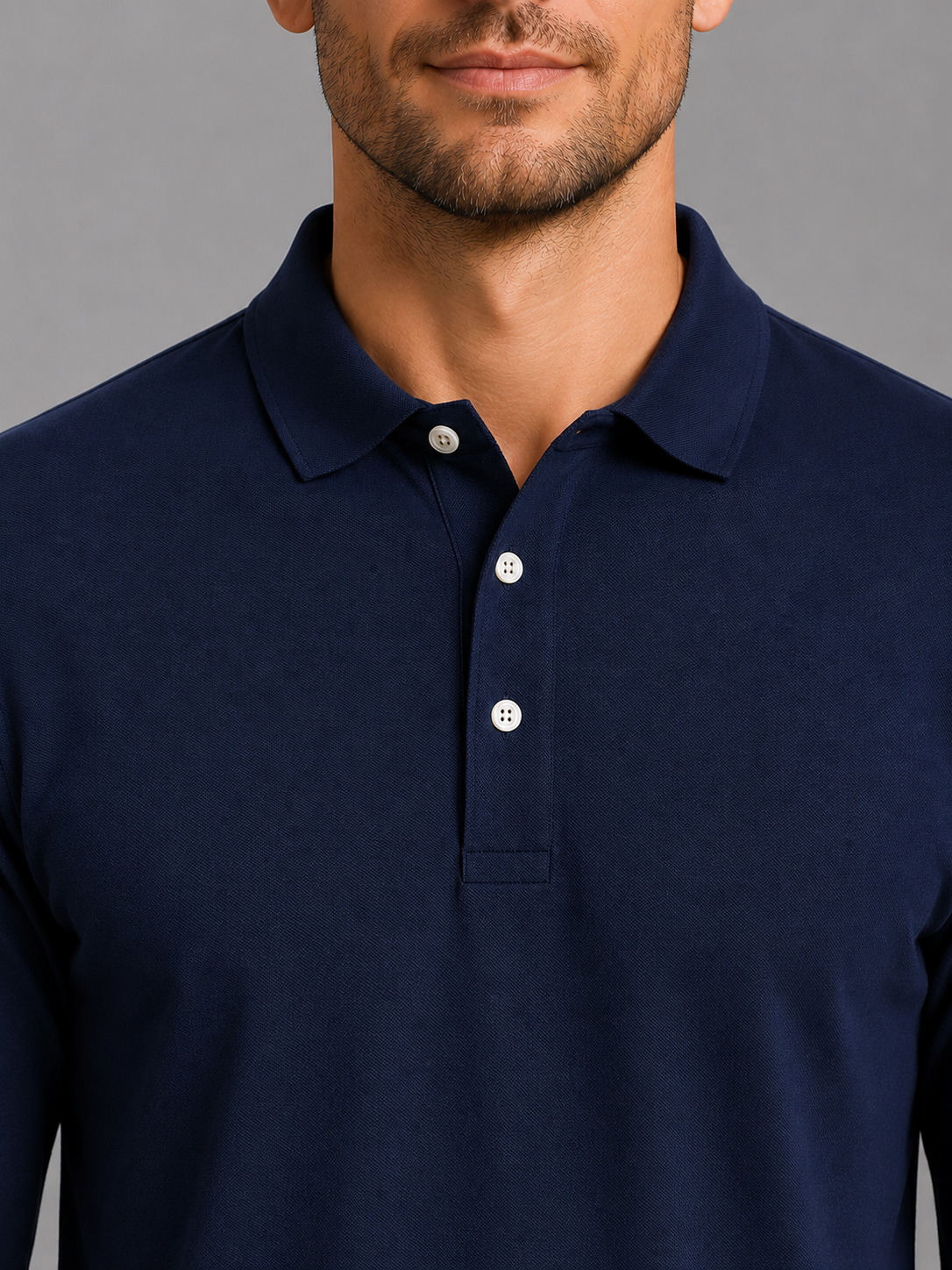 Polo Shirt in Navy