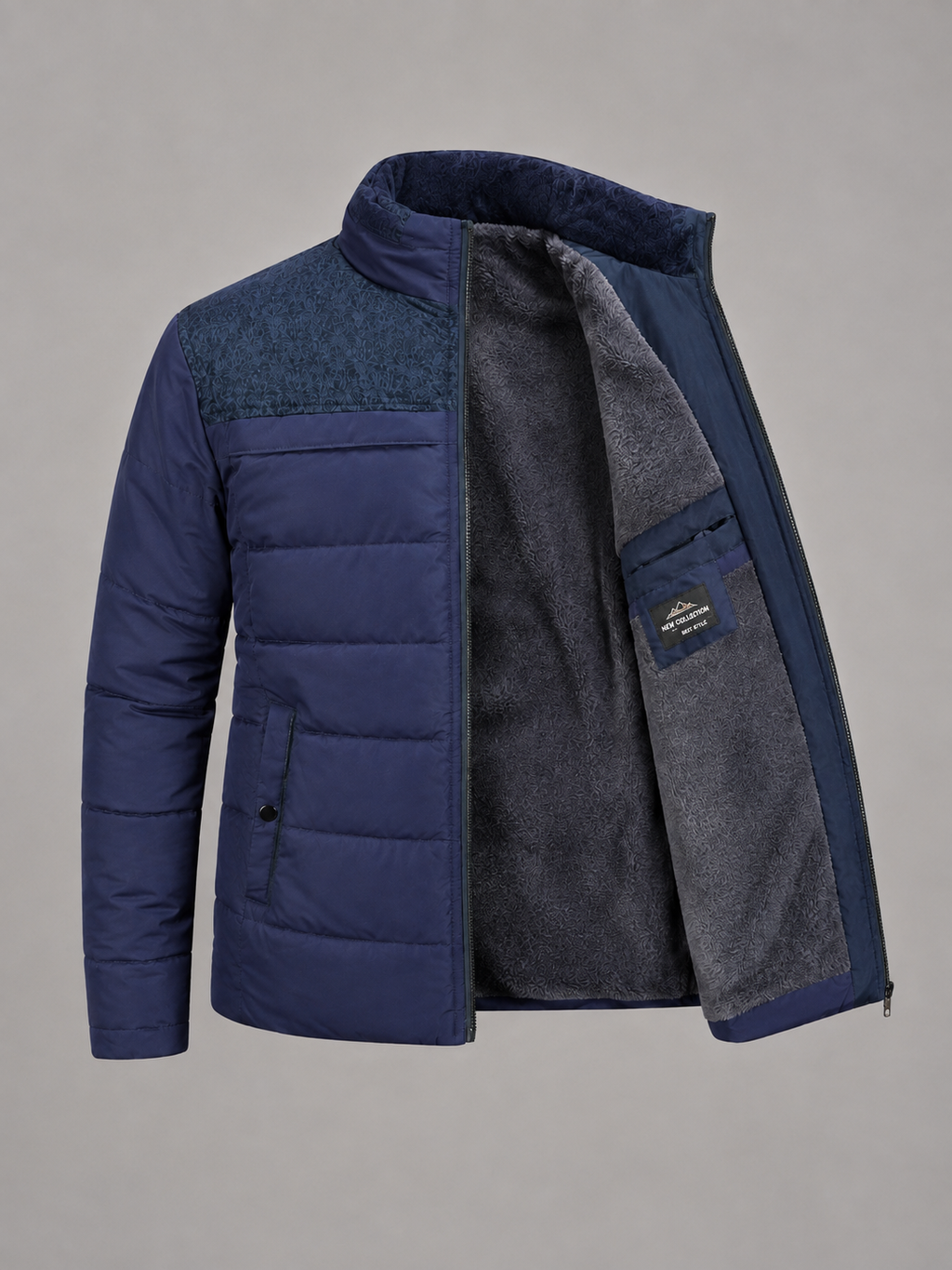 Puffer Jacket in Navy