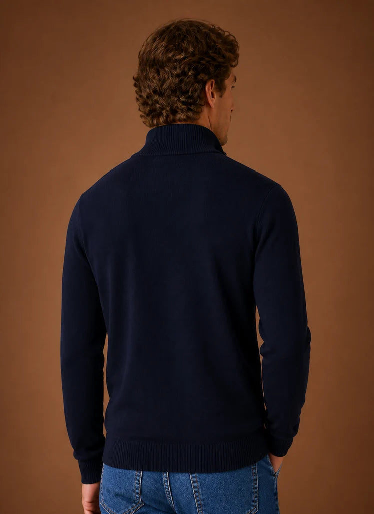 Men’s Quarter Zip Sweater | Nero & Luya