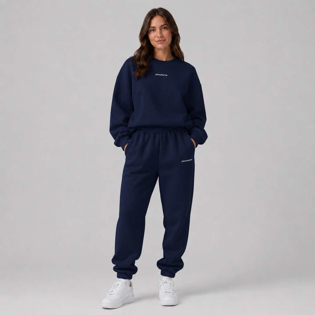 Sweatshirt in Navy Blue