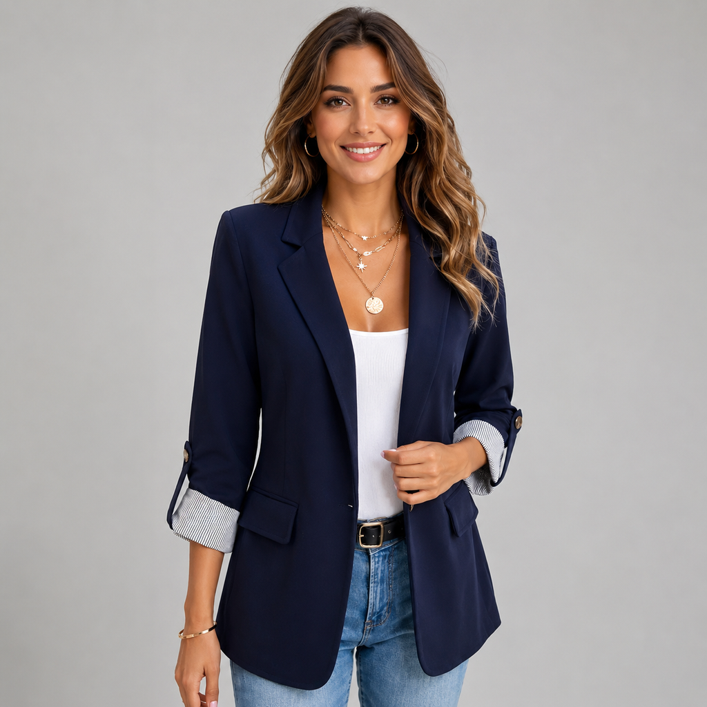 Jacket in Navy Blue