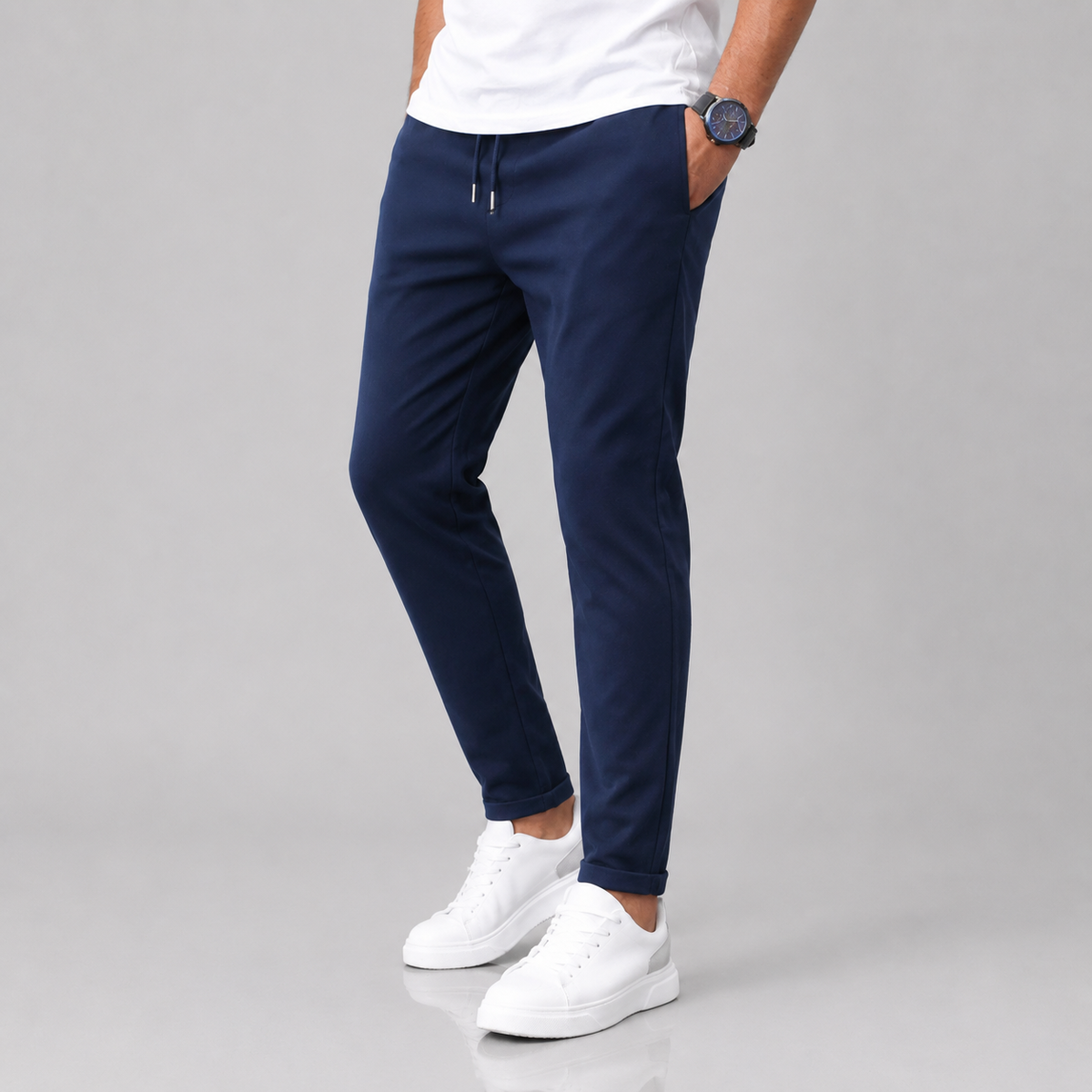 Pants in Navy Blue