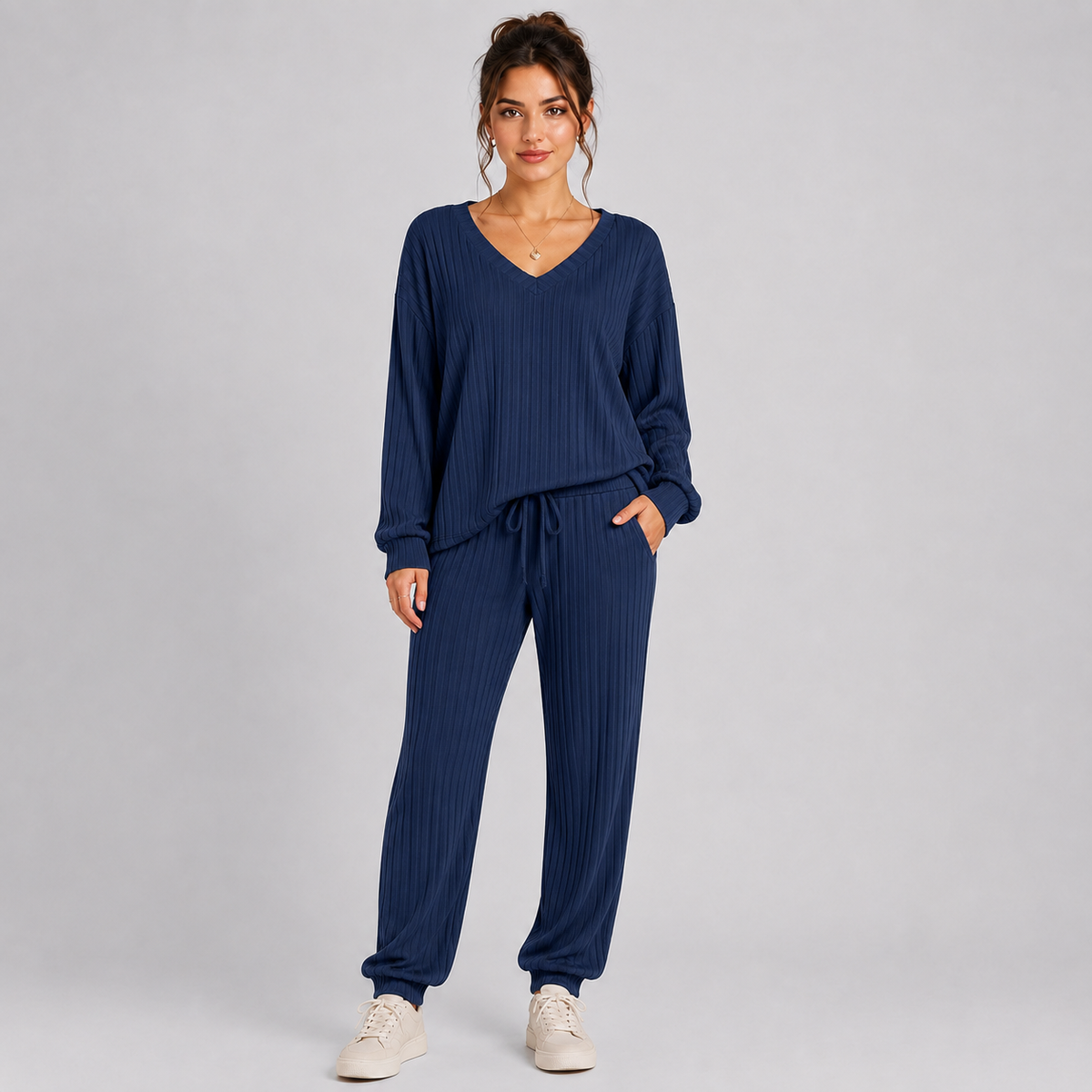 Lounge Set in Navy Blue