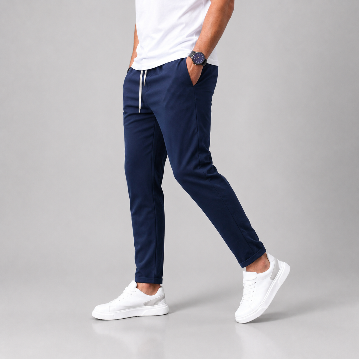 Pants in Navy Blue