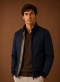 Men’s Lightweight Fleece Bomber Jacket | Nero & Luya