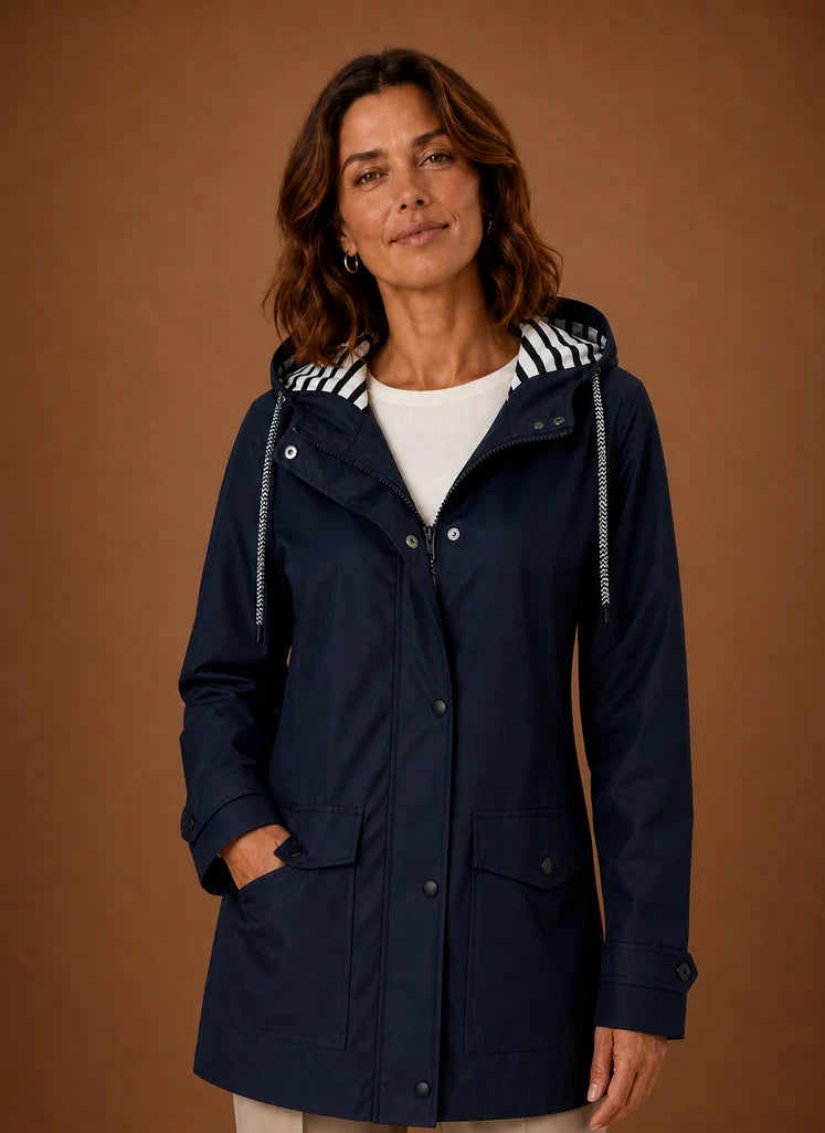 Women's Trench Coat - Hooded Fall/Winter Coat | Nero & Luya