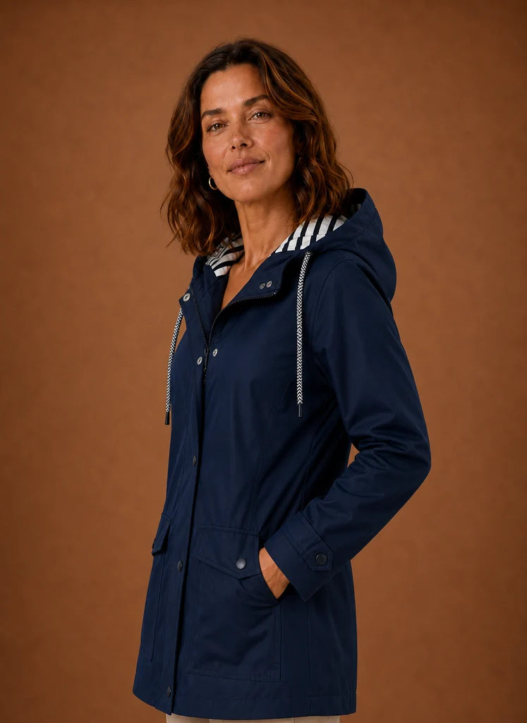 Women's Trench Coat - Hooded Fall/Winter Coat | Nero & Luya
