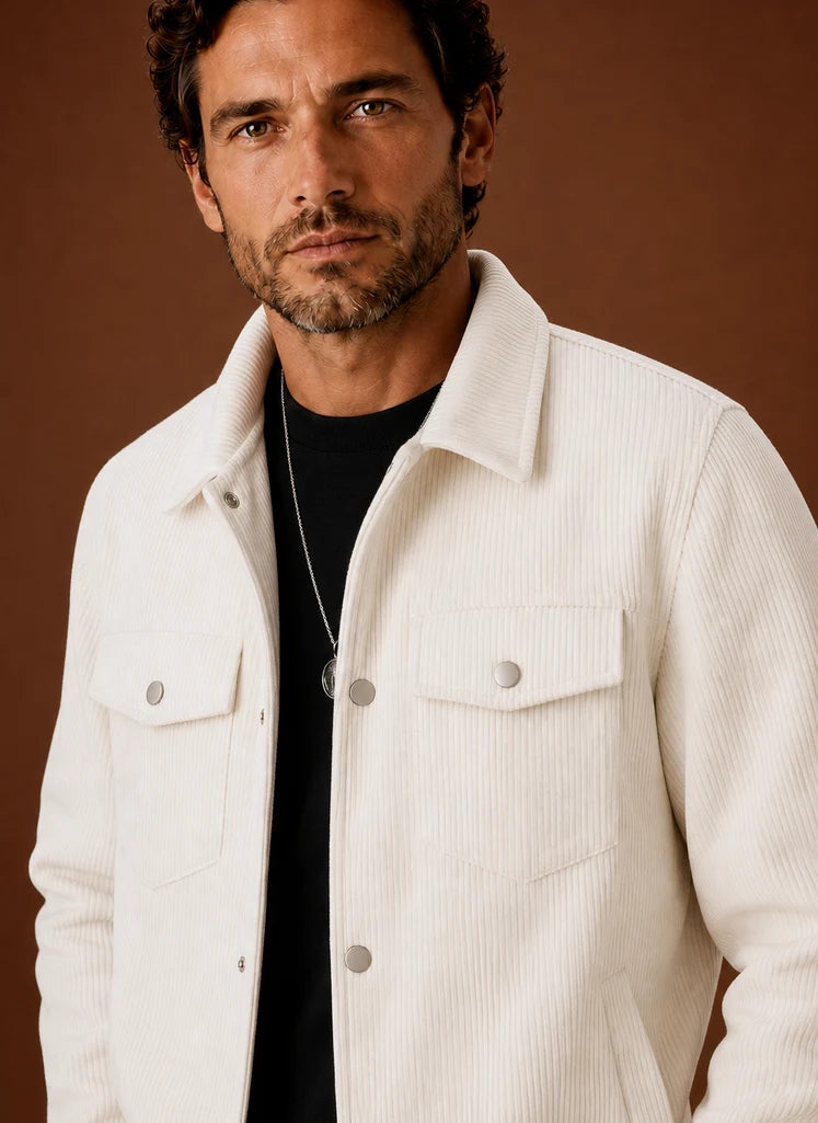 Men’s Corduroy Jacket – Casual Fall Jacket | Nero & Luya