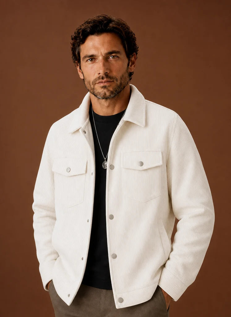 Men’s Corduroy Jacket – Casual Fall Jacket | Nero & Luya