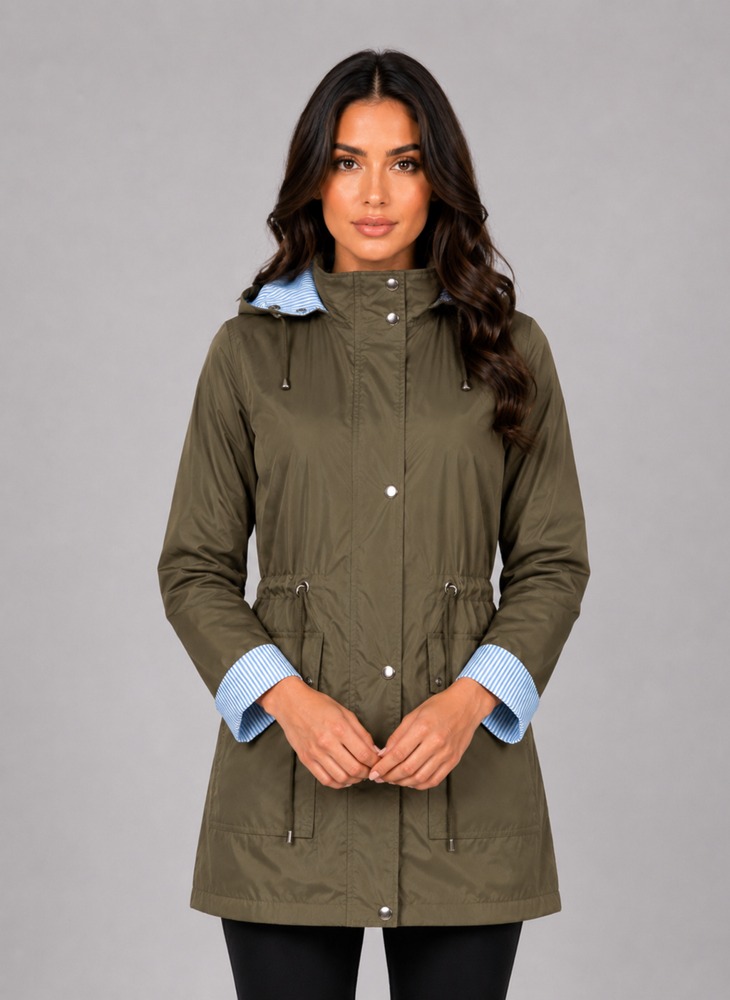 Jacket in Olive Green