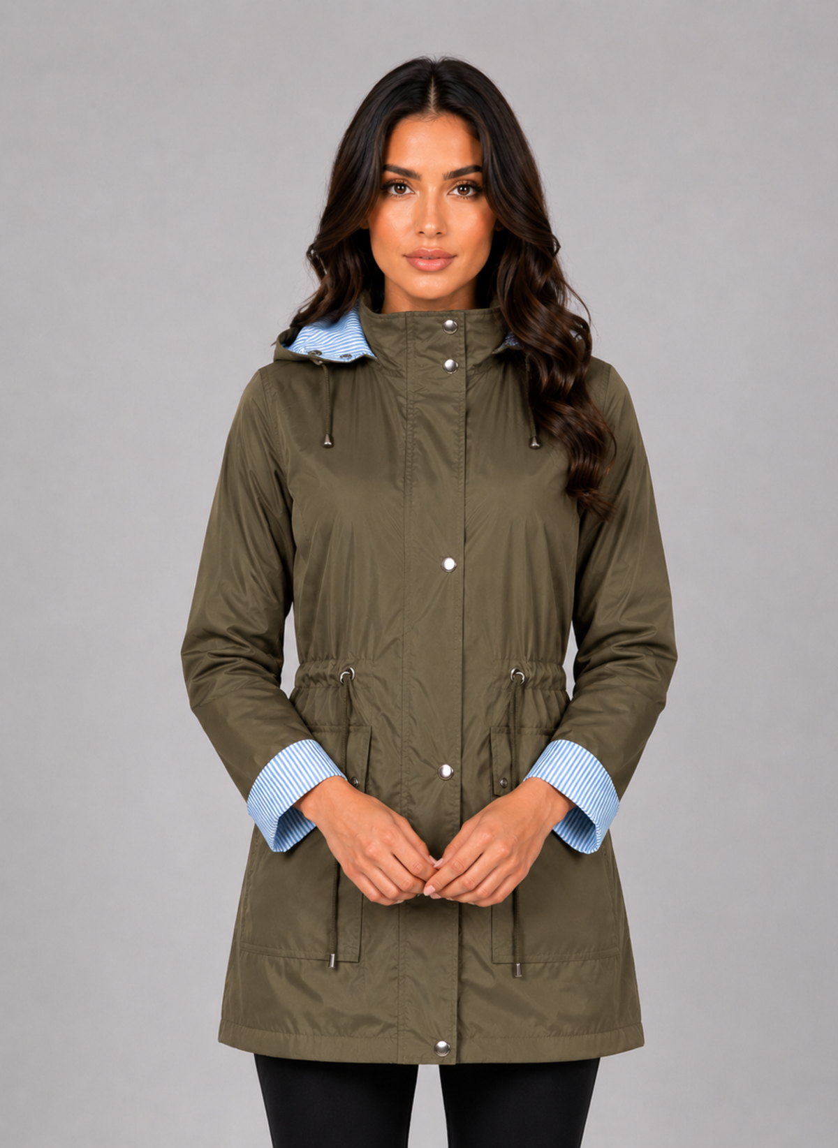 Jacket in Olive Green