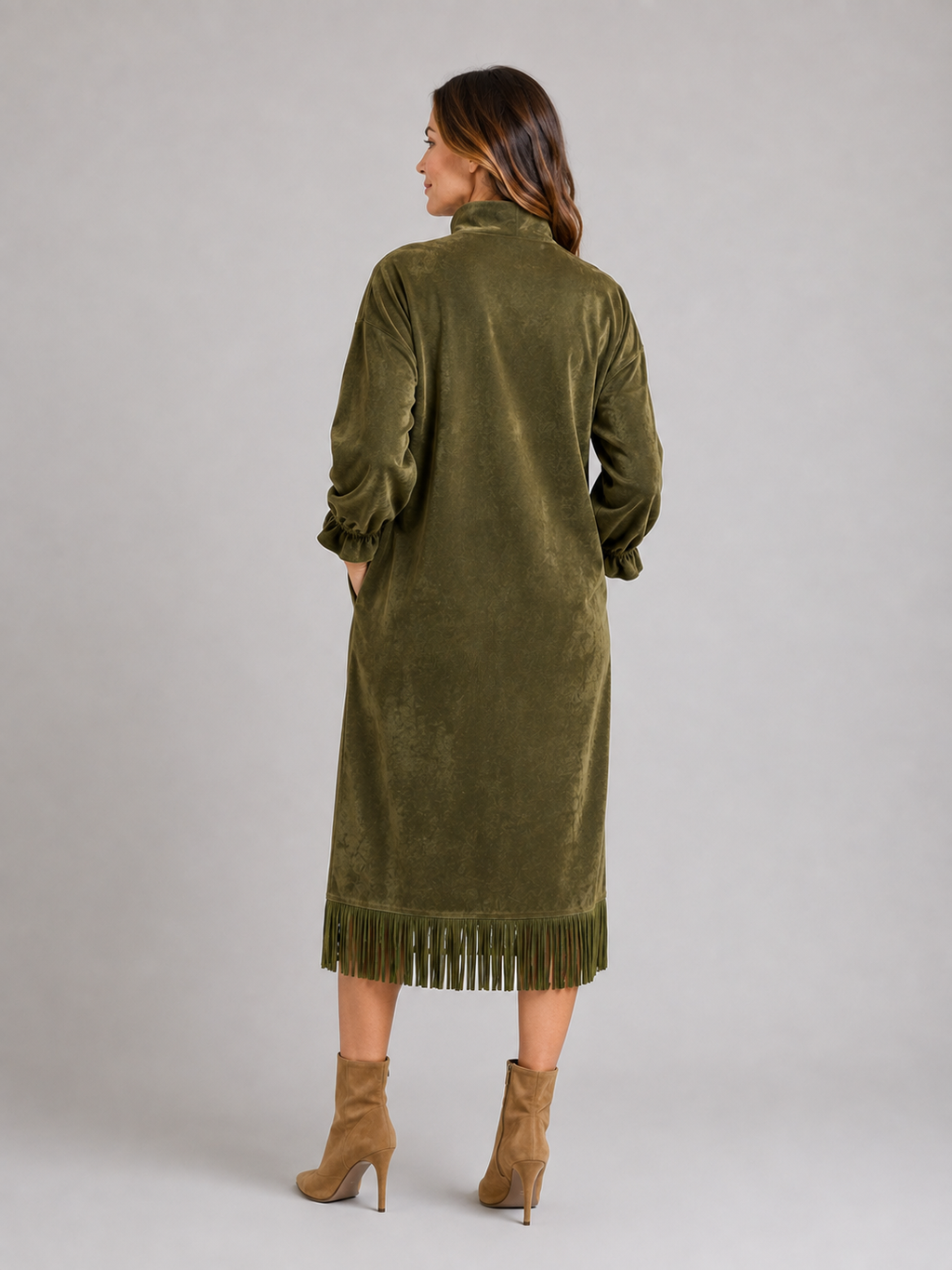 Dress in Olive Green