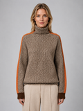 Turtleneck Sweater in Orange