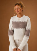 Women’s Crew Neck Pullover Sweater | Nero & Luya