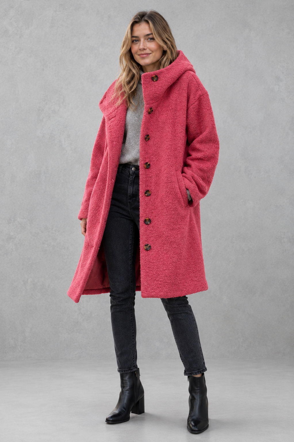 Coat in Pink