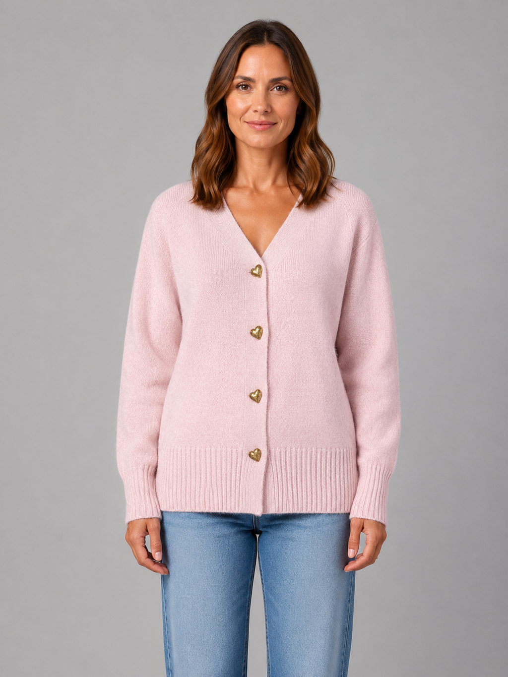 Cardigan in Pink