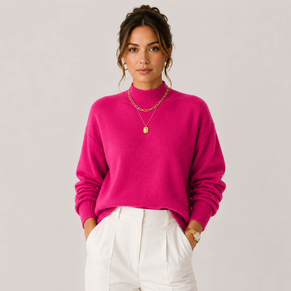 Turtleneck in Pink