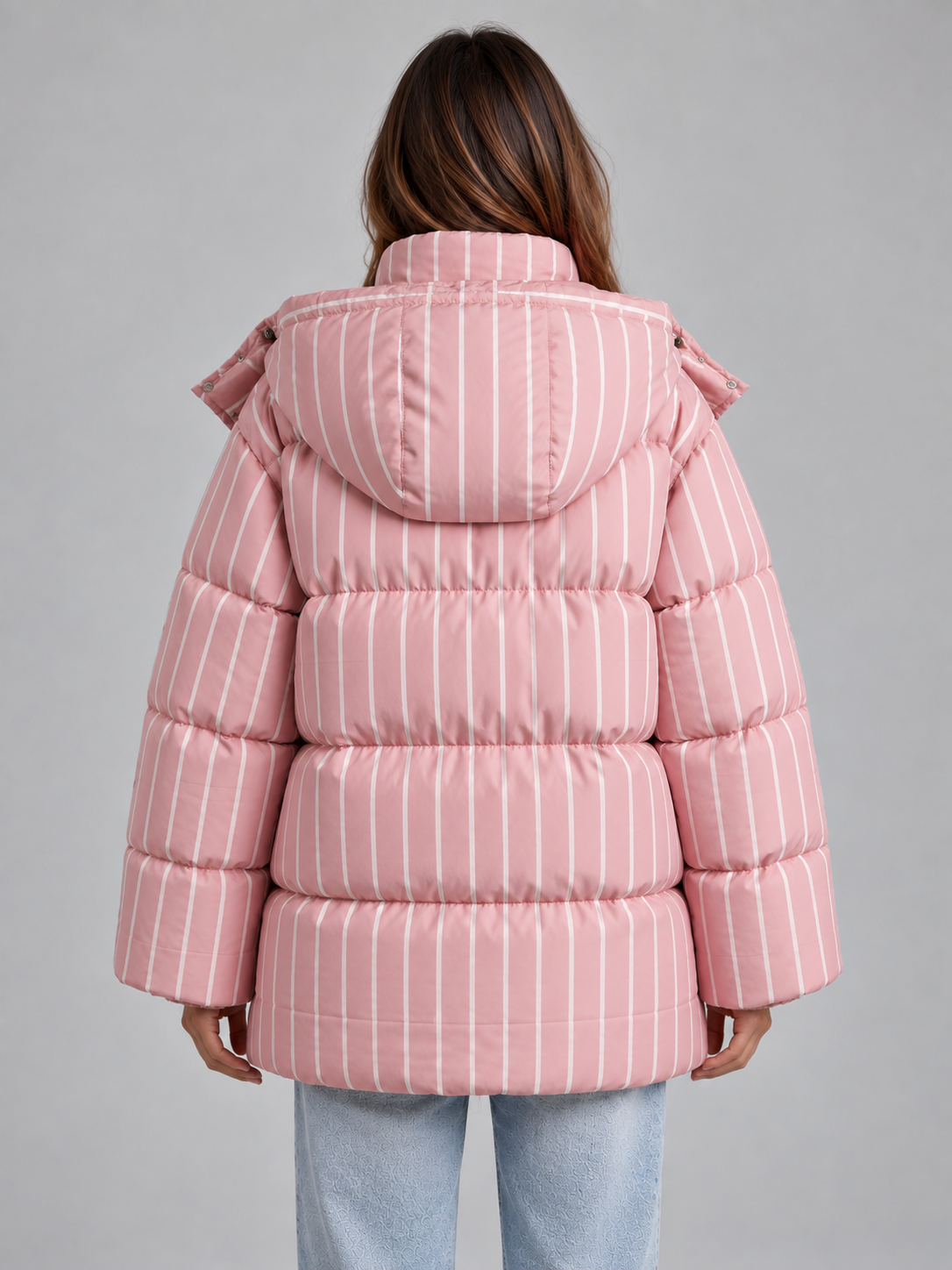 Puffer Jacket in Pink