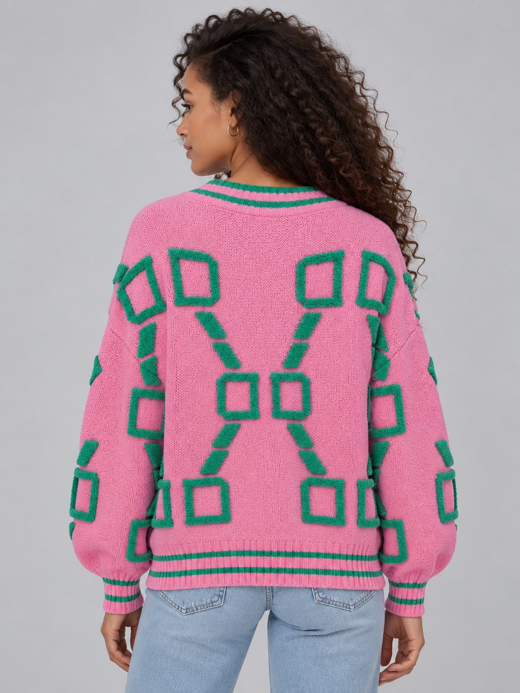 Cardigan in Pink