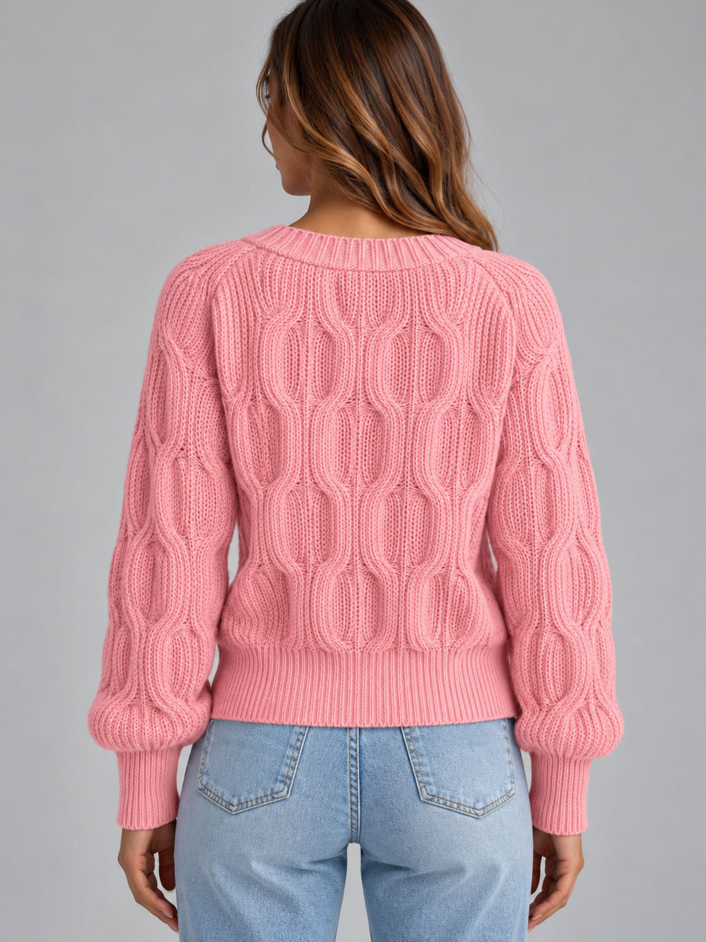 Cardigan in Pink
