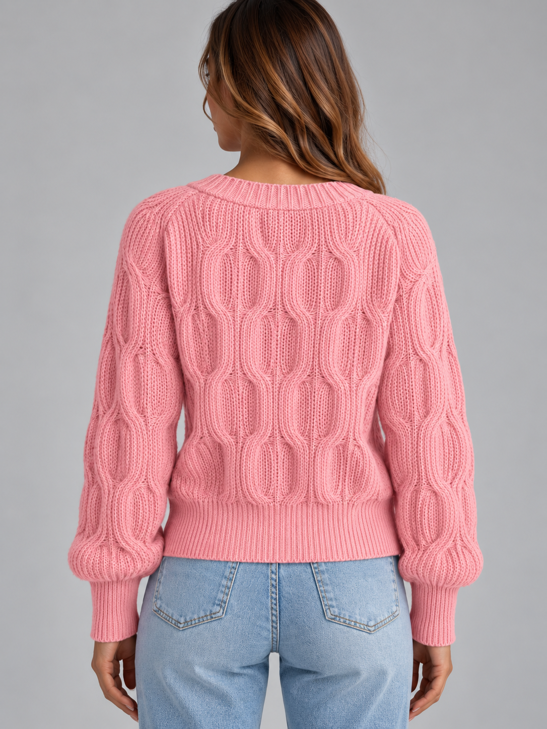 Cardigan in Pink