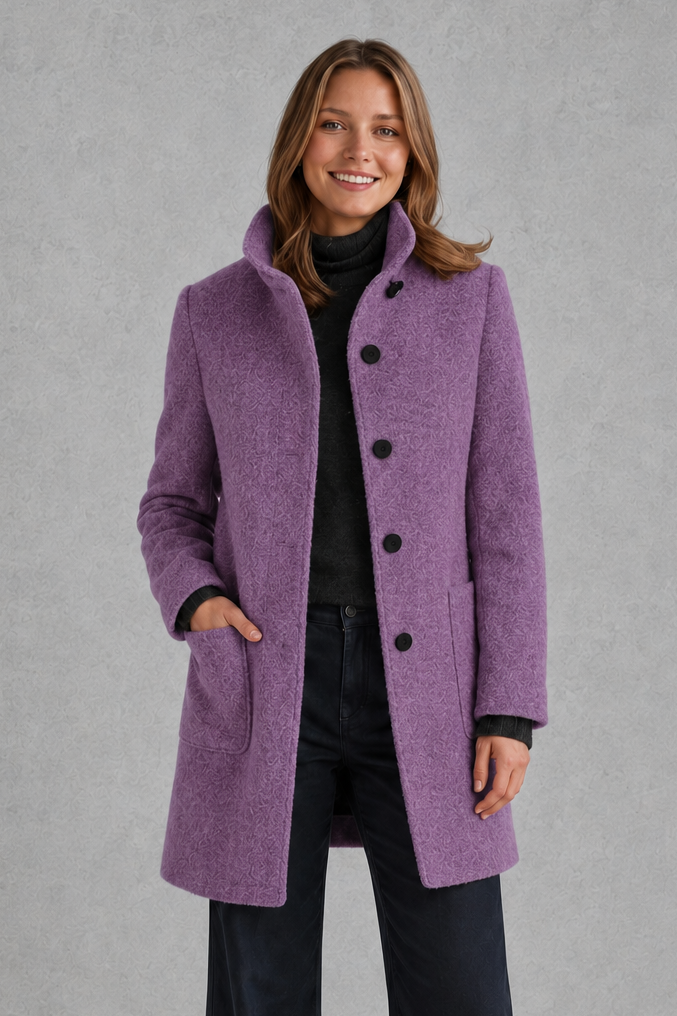 Coat in Purple