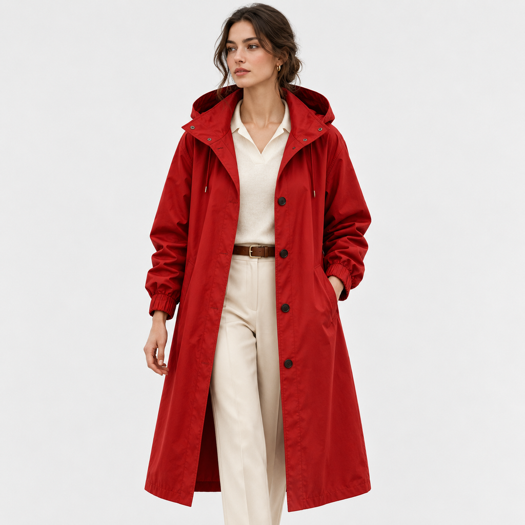 Women's Coat in Red