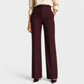 Women's Wide Leg Pants in Red