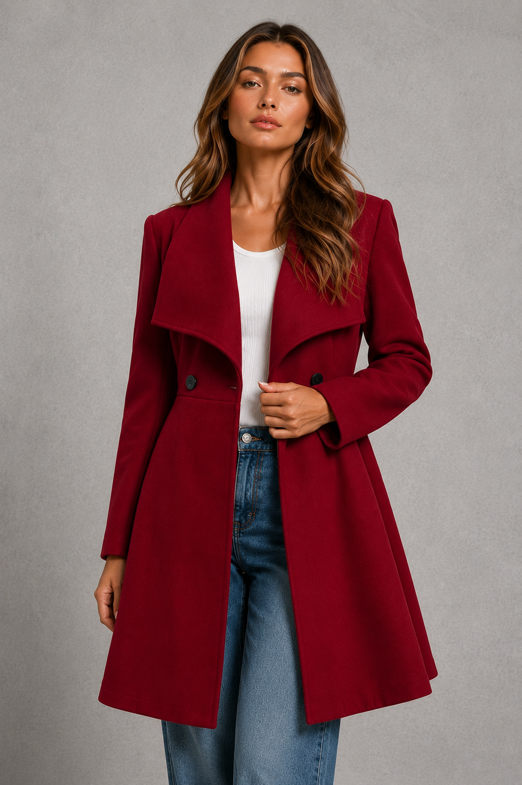 Coat in Red
