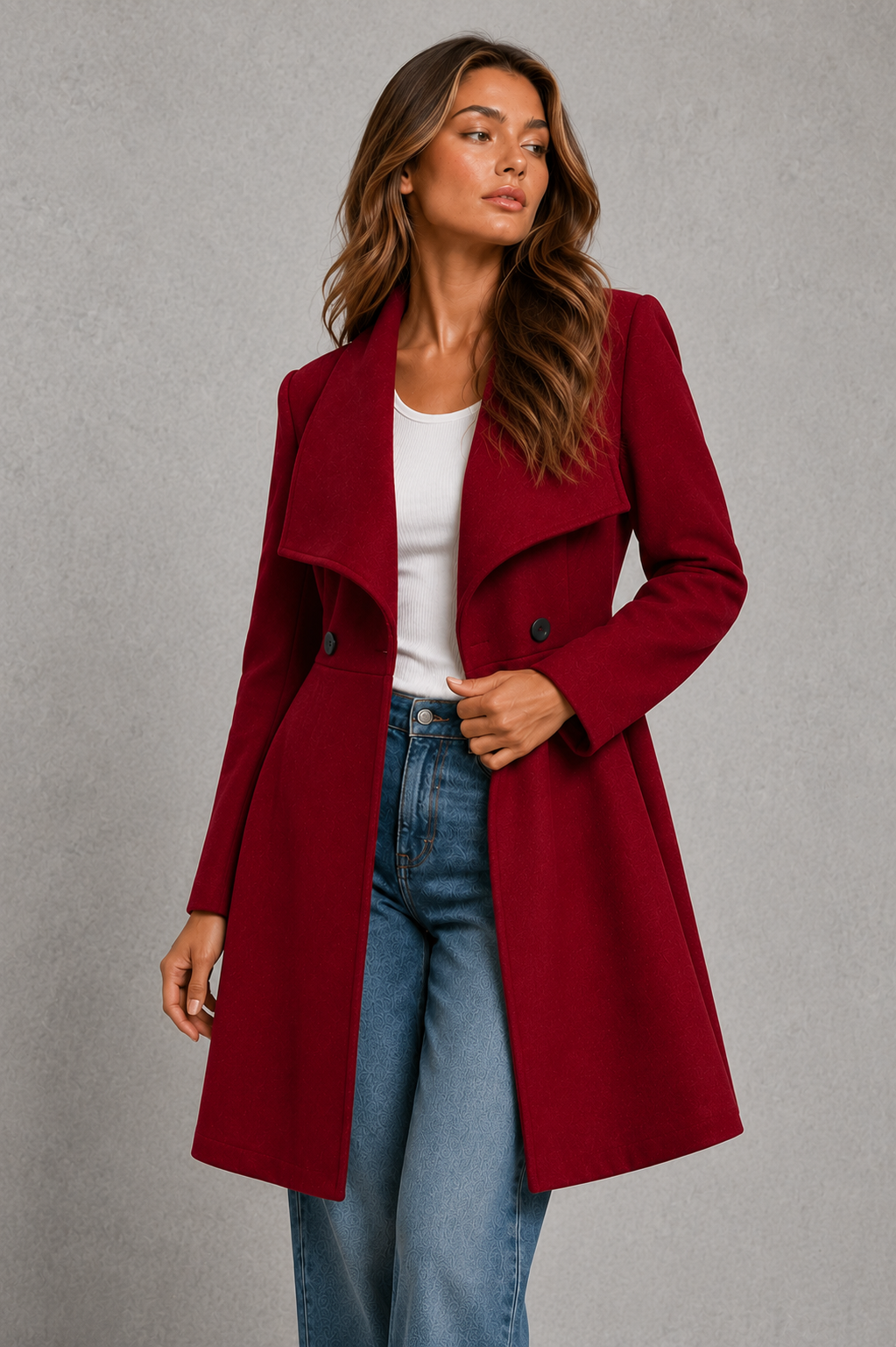 Coat in Red