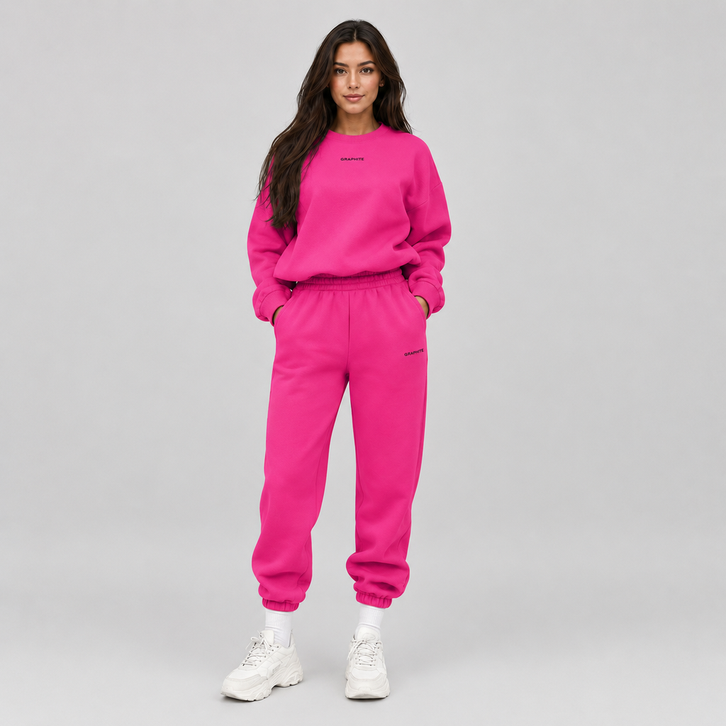 Sweatshirt in Red Rose