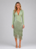 Dress in Sage Green