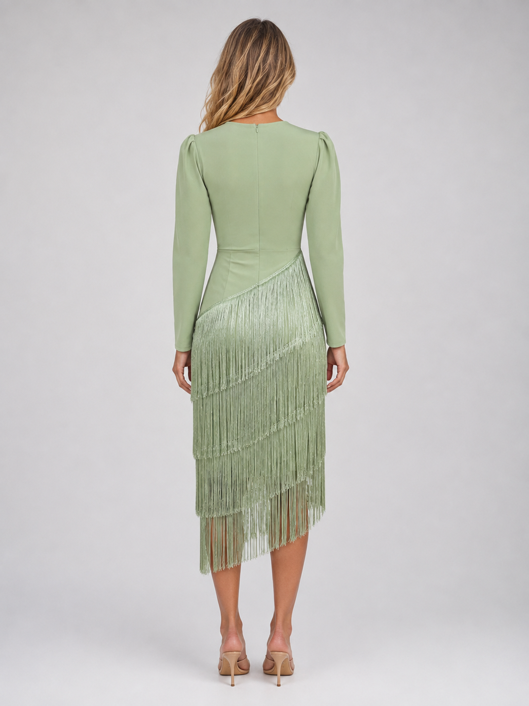 Dress in Sage Green