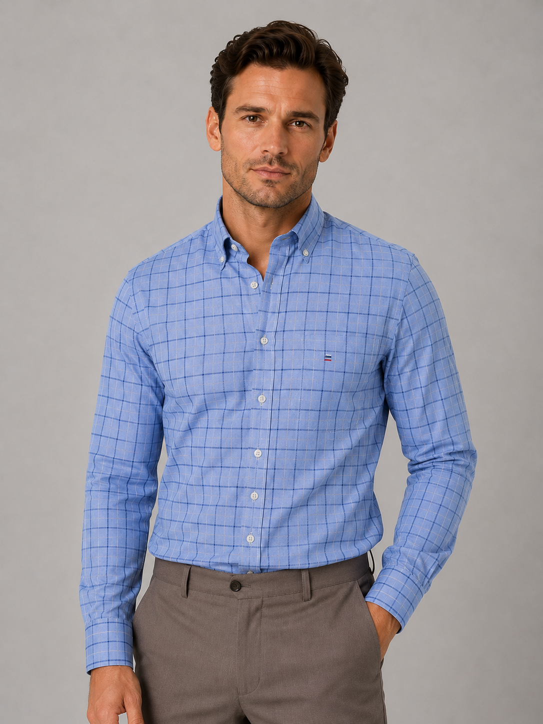 Shirt in Sky Check
