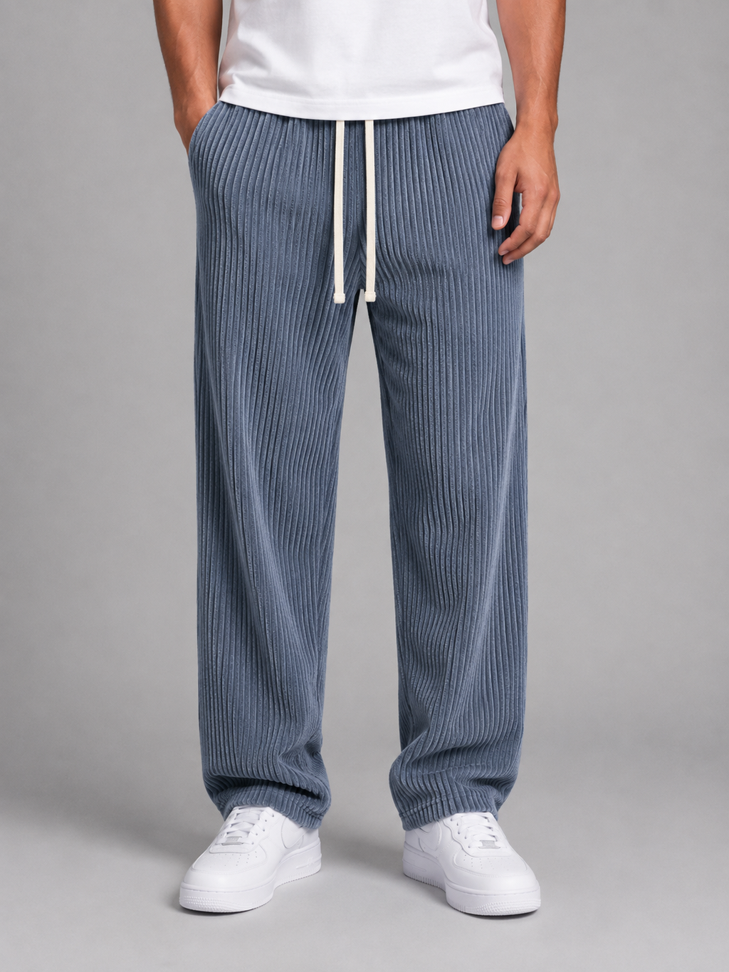 Pants in Slate Blue