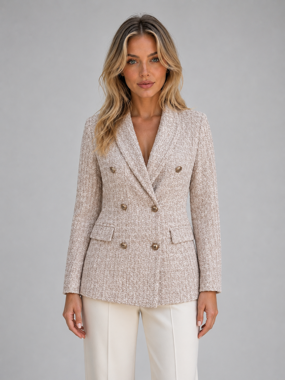 Jacket in Soft Beige