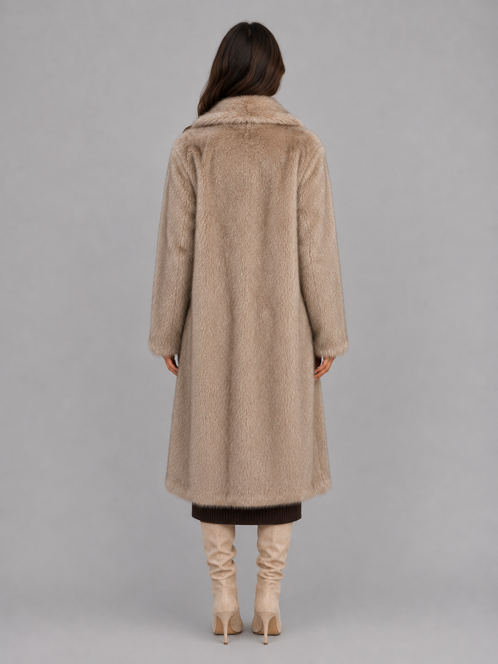 Coat in Taupe