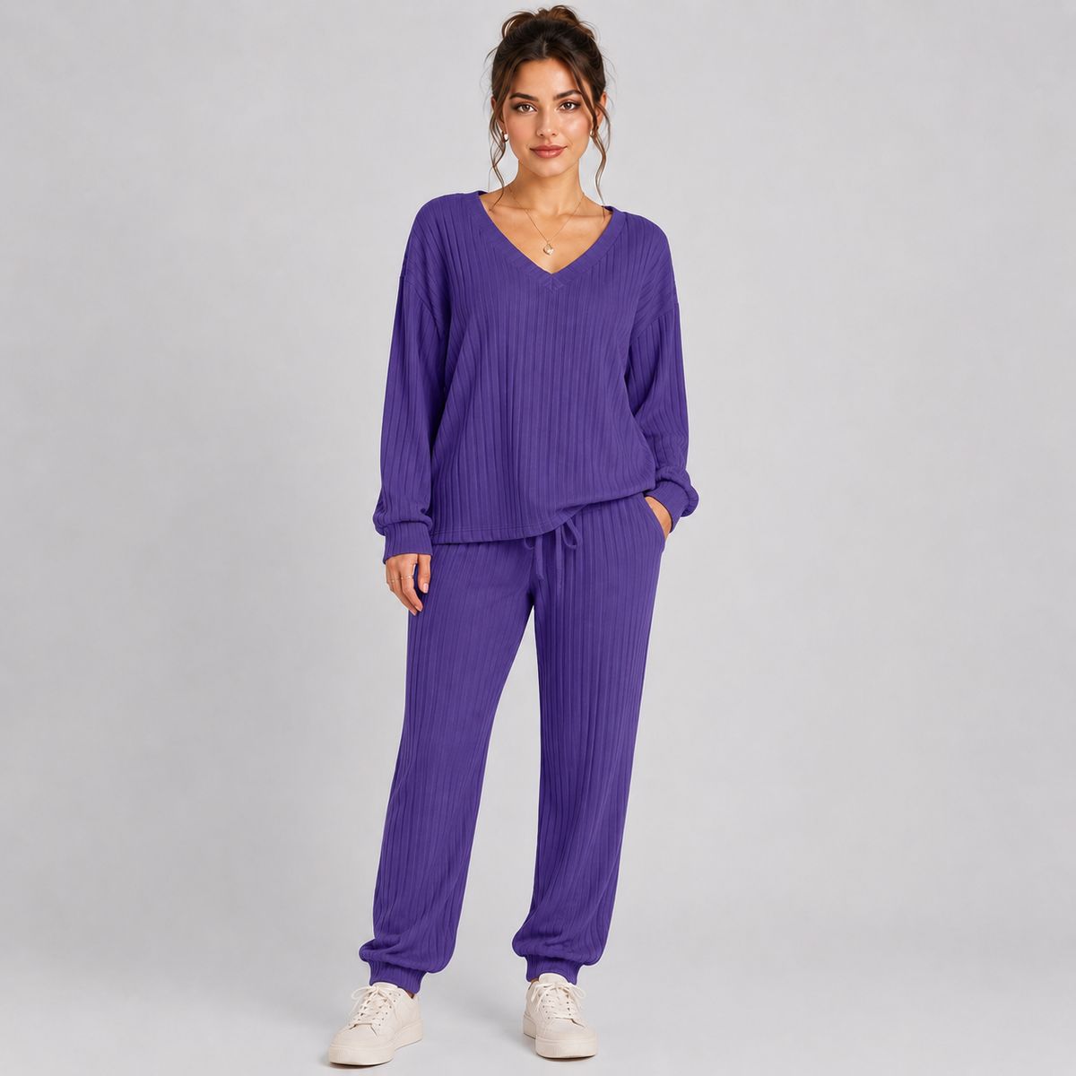Lounge Set in Violet Blue