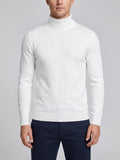 Men's Turtleneck Sweater in White