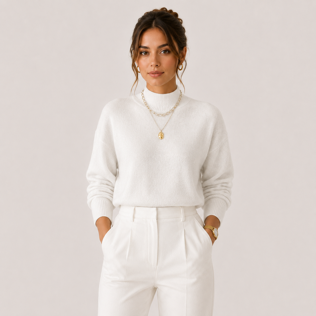 Turtleneck in White